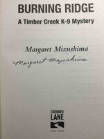 BURNING RIDGE: A Timber Creek K-9 Mystery. by Mizushima, Margaret.