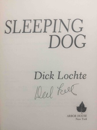 SLEEPING DOG. by Lochte, Dick.