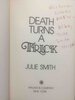 Another image of DEATH TURNS A TRICK. by Smith, Julie.