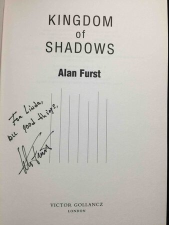 KINGDOM OF SHADOWS. by Furst, Alan.