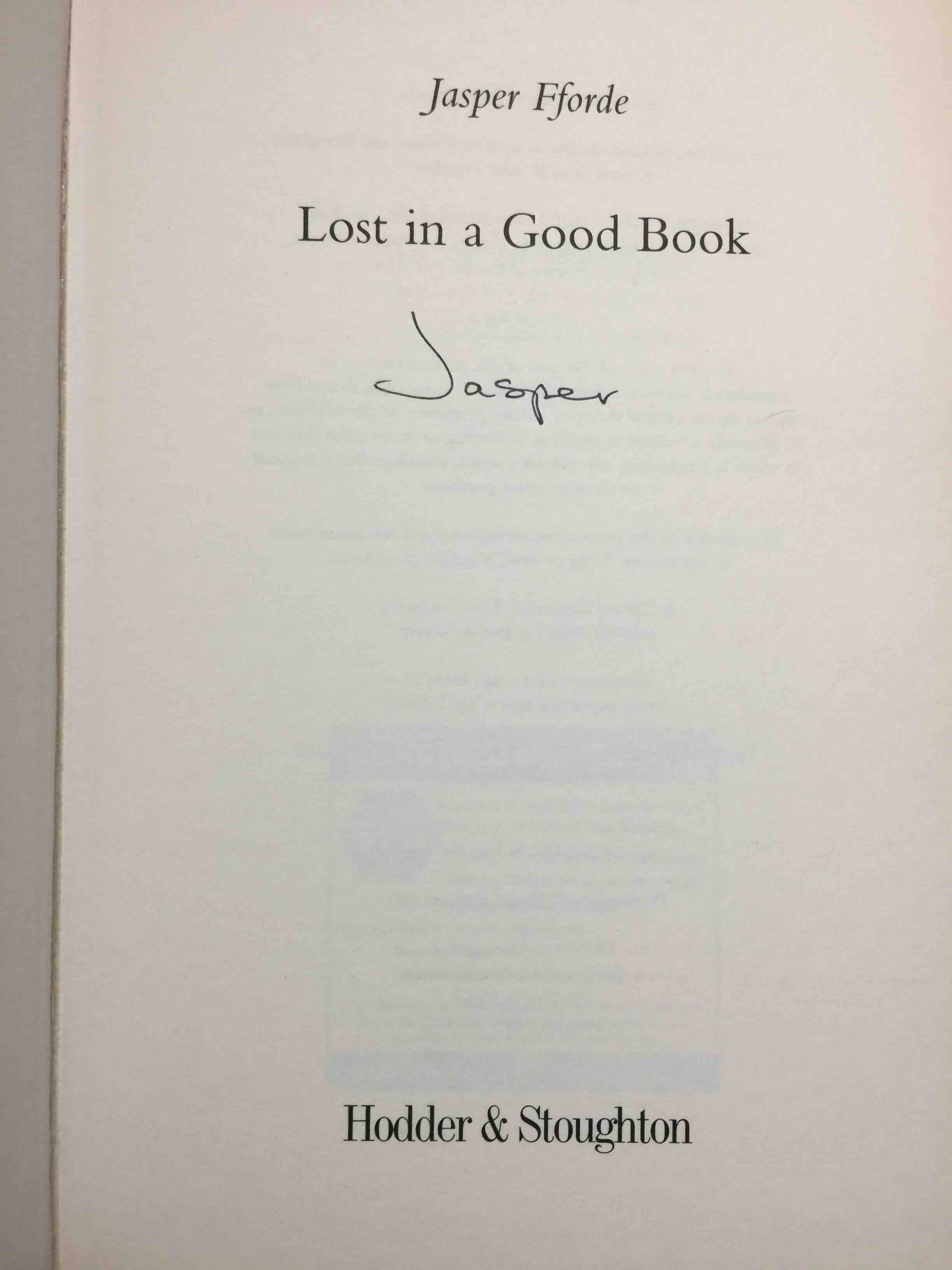 lost in a good book by jasper fforde lost in a good book by jasper fforde