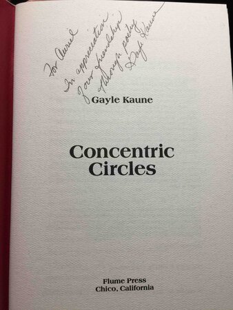 CONCENTRIC CIRCLES. by Kaune, Gayle.