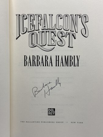 ICEFALCON'S QUEST. by Hambly, Barbara.