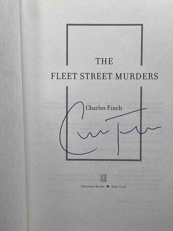 THE FLEET STREET MURDERS. by Finch, Charles.