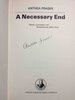 Another image of A NECESSARY END. by Fraser, Anthea.