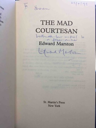 THE MAD COURTESAN. by Marston, Edward (pseudonym of Keith Miles)