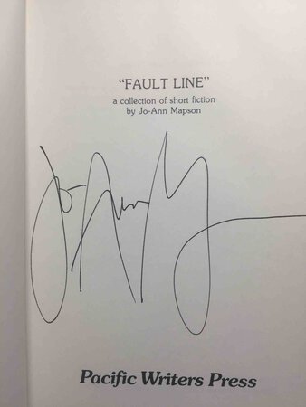 FAULT LINE: A Collection of Short Fiction. by Mapson, Jo-Ann.