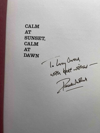 CALM AT SUNSET, CALM AT DAWN. by Watkins, Paul