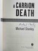Another image of A CARRION DEATH: Introducing Detective Kubu. by Stanley, Michael (Michael Sears and Stanley Trollip.)