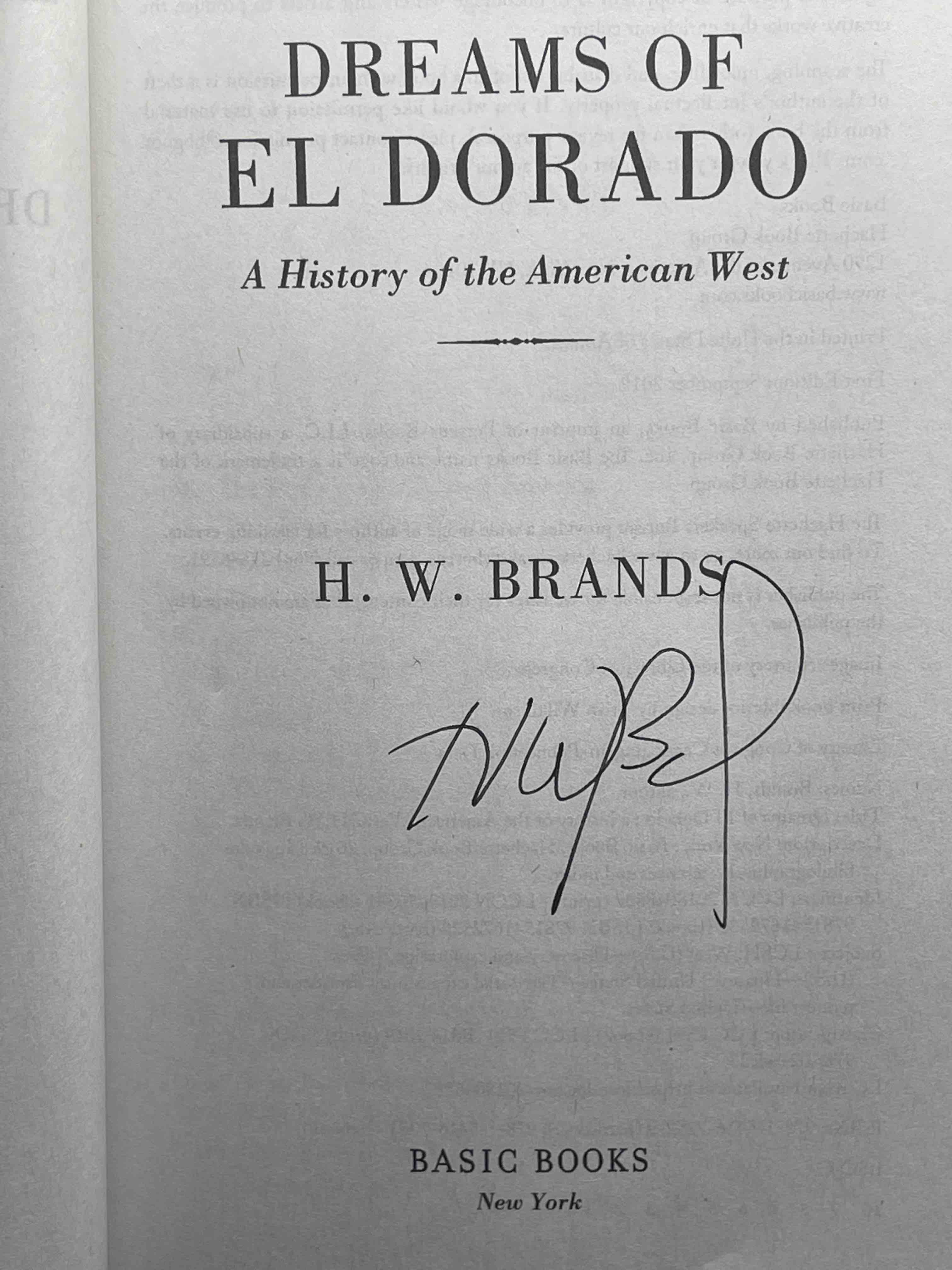 DREAMS OF EL DORADO A History of the American West.…