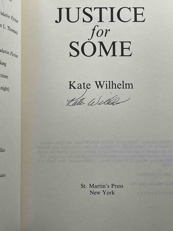 JUSTICE FOR SOME. by Wilhelm, Kate.
