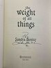 Another image of THE WEIGHT OF ALL THINGS. by Benitez, Sandra.
