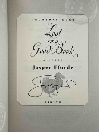 Thursday Next in LOST IN A GOOD BOOK. by Fforde, Jasper.