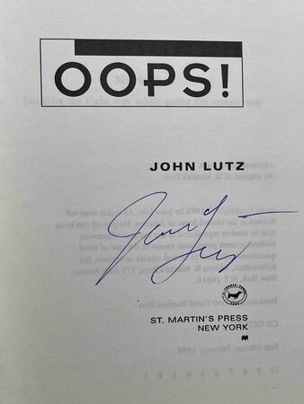 OOPS. by Lutz, John (1939-2021)