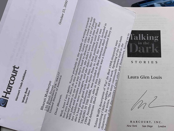 TALKING IN THE DARK: Stories. by Louis, Laura Glen.