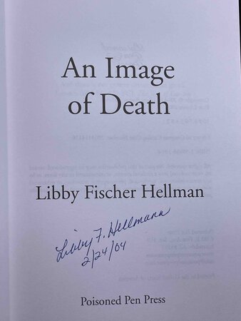 AN IMAGE OF DEATH. by Hellmann, Libby Fischer.