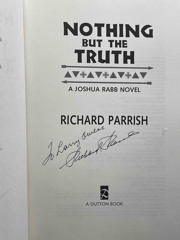 Josh Rabb NOTHING BUT THE TRUTH: A Joshua Rabb Novel. by Parrish,… | bookfever.com