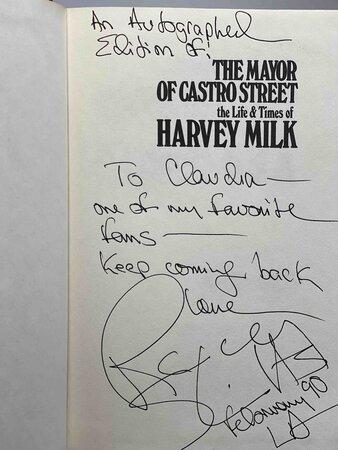THE MAYOR OF CASTRO STREET: The Life and Times of Harvey Milk. by [Milk, Harvey] Shilts, Randy.