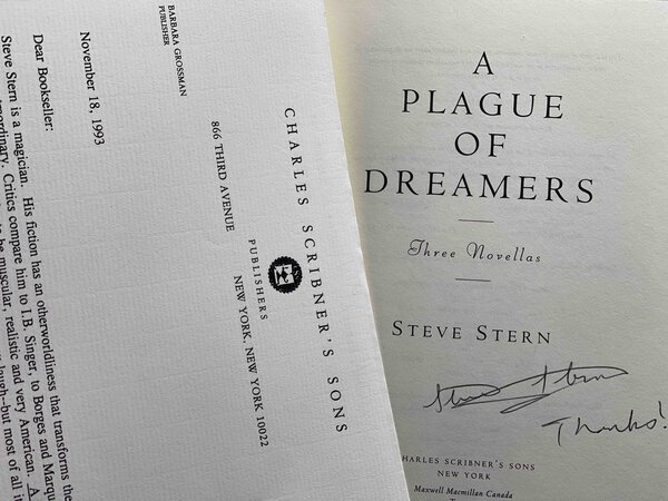 A PLAGUE OF DREAMERS: Three Novellas. by Stern, Steve.