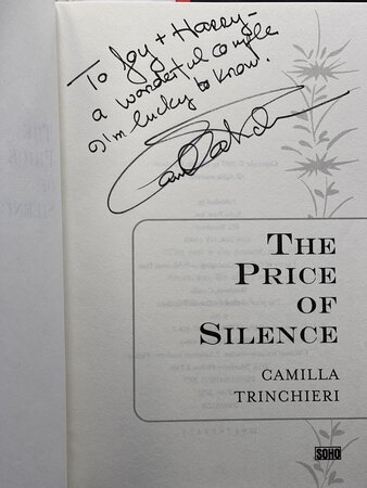 THE PRICE OF SILENCE. by Trinchieri, Camilla.