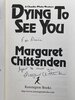 Another image of DYING TO SEE YOU: A Charlie Plato Mystery. by Chittenden, Margaret.