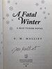 Another image of A FATAL WINTER: A Max Tudor Novel. by Malliet, G. M.