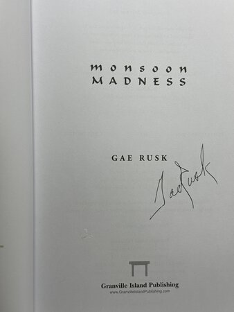 MONSOON MADNESS by Rusk, Gae.