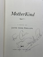 MOTHERKIND. by Phillips, Jayne Anne.