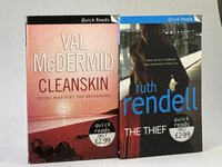 THE THIEF / CLEANSKIN (set of two books) by Rendell, Ruth & Val McDermid.
