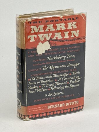 THE PORTABLE MARK TWAIN. by [Twain, Mark] DeVoto, Bernard, editor.