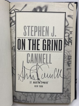 ON THE GRIND. by Cannell, Stephen J. (1941-2010.)