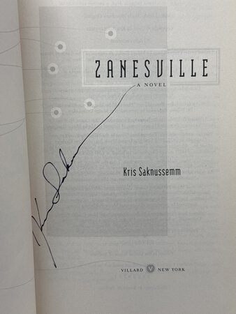 ZANESVILLE. by Saknussemm, Kris.