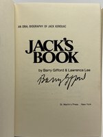 JACK'S BOOK: An Oral Biography of Jack Kerouac by [Kerouac, Jack] Gifford, Barry and Lee, Lawrence