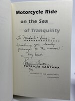 MOTORCYCLE RIDE ON THE SEA OF TRANQUILITY. by Santana, Patricia.