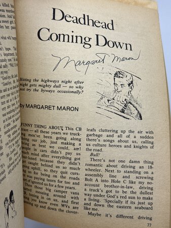 MIKE SHAYNE MYSTERY MAGAZINE APRIL 1978. by Merwin, Sam Jr, editor; Margaret Maron, signed.