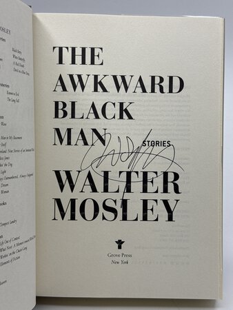 THE AWKWARD BLACK MAN: Stories by Mosley, Walter.