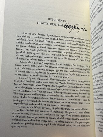 WHERE THE BEE SUCKS: Workers, Drones and Queens of Contemporary American Poetry by Peters, Robert; Gary Snyder, signed,
