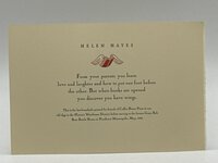 FROM YOUR PARENTS YOU LEARN LOVE AND LAUGHTER. by Hayes, Helen (1900-1993)