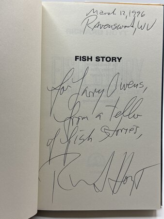 FISH STORY: A John Denson Mystery. by Hoyt, Richard.
