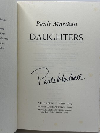 DAUGHTERS by Marshall, Paule