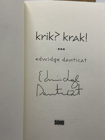 KRIK, KRAK. by Danticat, Edwidge.