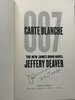 Another image of CARTE BLANCHE 007: The New James Bond Novel. by Deaver, Jeffery.