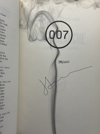CARTE BLANCHE 007: A James Bond Novel. by Deaver, Jeffery.