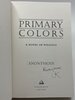 Another image of PRIMARY COLORS: A Novel of Politics. by [Klein, Joe] Anonymous
