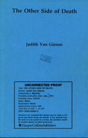 THE OTHER SIDE OF DEATH. by Van Gieson, Judith